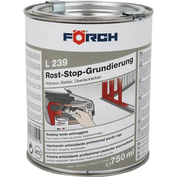 barva na kov Förch Červeno hnědá základní antikorozní barva PROFI L239 750ml (Základovka v plechovce)