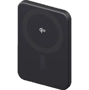 Powerbanka AlzaPower Qi2 Ultra Slim 5000mAh Compatible with MagSafe PD (20W) tmavě modrá