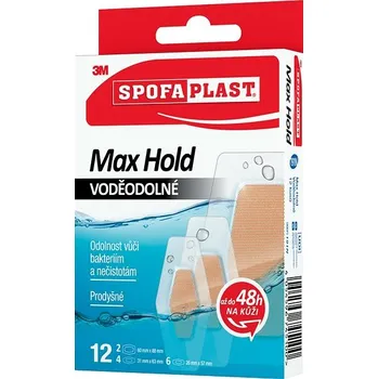 Náplast Spofaplast Max Hold Voděodolné náplasti 191N, 12 ks
