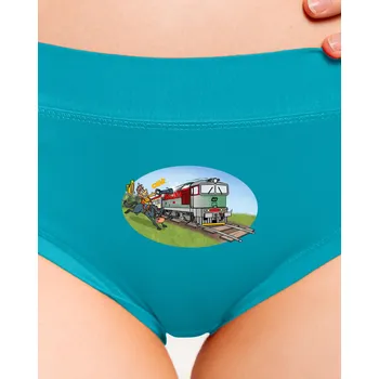 Souprava dámského spodního prádla Bastard Šotouš na lovu dámské kalhotky Turquoise