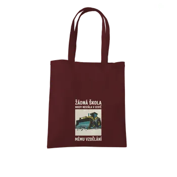 Nákupní taška Bastard Žádná škola taška Chocolate