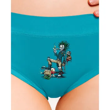 Souprava dámského spodního prádla Bastard Evil Clown dámské kalhotky Turquoise