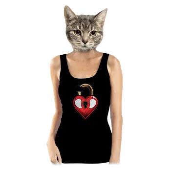 Bastard Zámek lásky dámské tílko klasické Black