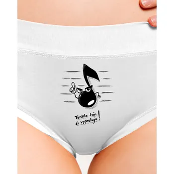 Souprava dámského spodního prádla Bastard Tón dámské kalhotky White