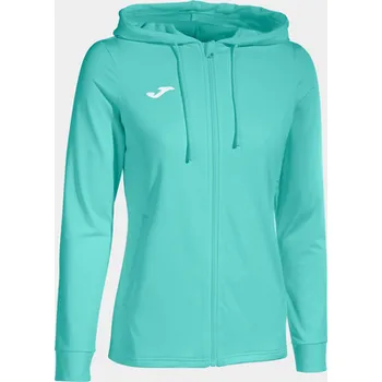 Dívčí mikina SCULPTURE II ZIP-UP HOODIE TURQUOISE-Dívčí mikina - Velikost XS=153-164cm
