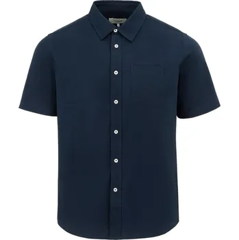 Firetrap Short Sleeve Oxford Shirt Mens Navy M