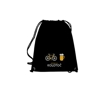 Sportovní vak Bastard Jedeme na kolotoč vak Black