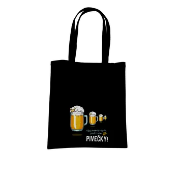 Nákupní taška Bastard Pivečka taška Black