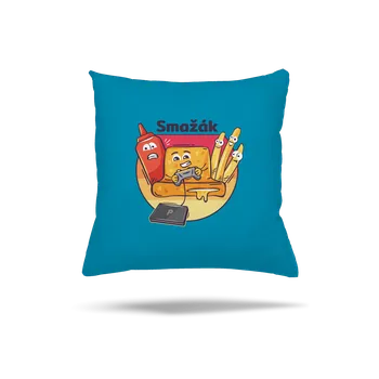 Polštář Bastard Smažák polštář Blue Turquoise