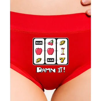 Souprava dámského spodního prádla Bastard Automat dámské kalhotky Red Mal