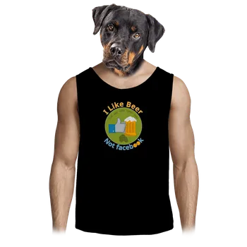 Pánské tílko Bastard I like beer pánské tílko Black