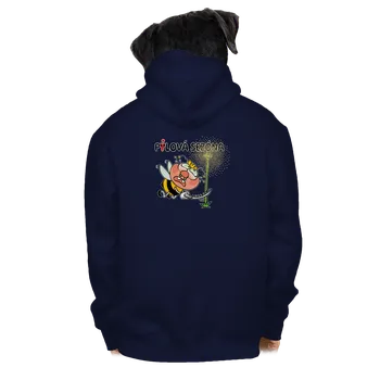 Pánská mikina Bastard Pylová sezóna pánská mikina na zip Navy