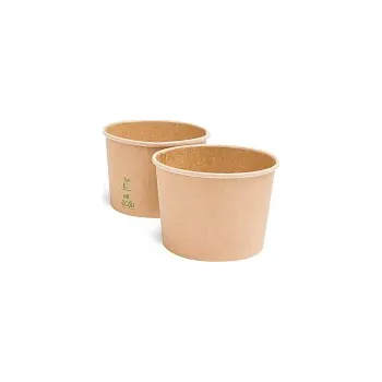 Jednorázové nádobí Papírová miska kompostovatelná 300 ml, 50 ks