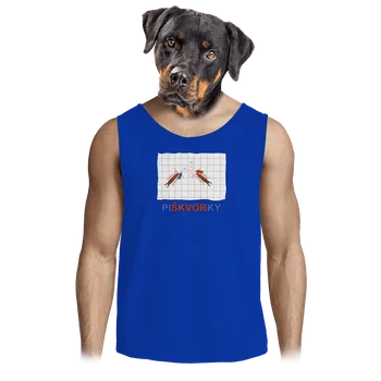 Pánské tílko Bastard Škvoří piškvorky pánské tílko Royal Blue