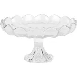 Skleněná broušená mísa na salát / ovoce Limburgish – 23x12 cm