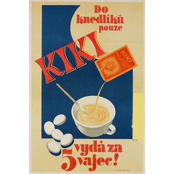 Plechová cedule Plechová retro cedule - Do knedlíků pouze Kiki Provedení: Dibond: 30 x 20 cm