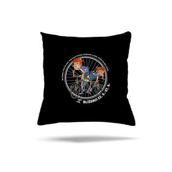 Polštář Bastard Cyklistický horoskop: Blíženci polštář Black