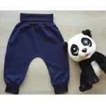 AMÁLKA Bavlněné rostoucí kalhoty, tmavě modré Velikost: 104