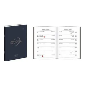 Kalendář Kalendarz szkolny zeszytowy 25/26 B6/48K Simple