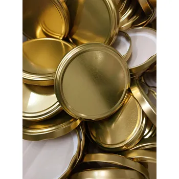 Víčko na zavařovací sklenici Víčko TO 82 zlaté RTS R47 balení 740 ks