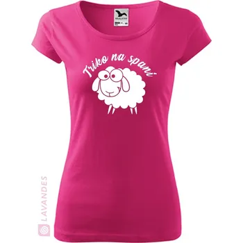 Triko na spaní, dámské, purpurová, XXL (Dámské triko na spaní)