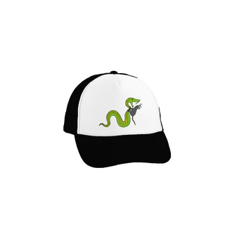 Kšiltovka Bastard Had a myš kšiltovka truckerka Black cap