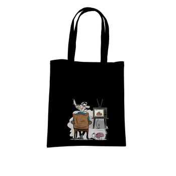 Nákupní taška Bastard TV News taška Black