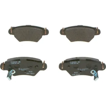 Brzdová destička Sada brzdových destiček, kotoučová brzda BOSCH 0 986 495 250