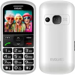 EVOLVEO EasyPhone XS, mobilní telefon pro seniory, bílý