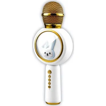 Mikrofon MG | MG Bunny Bluetooth Karaoke mikrofon, bílý