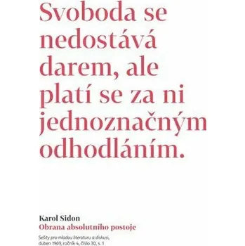 Slovenský jazyk Obrana absolutního postoje - Karol Efraim Sidon