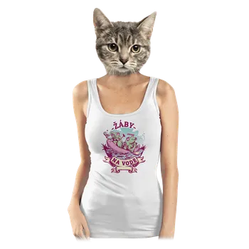 Bastard Žáby na vodě dámské tílko klasické White