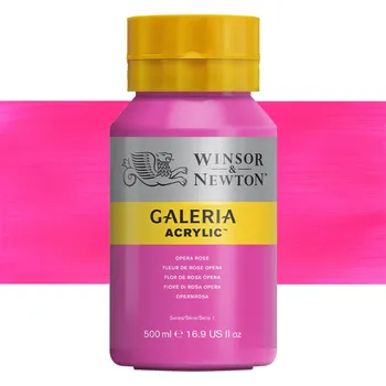 Výtvárné potřeby Akrylová barva Winsor & Newton 500ml - Opera Rose