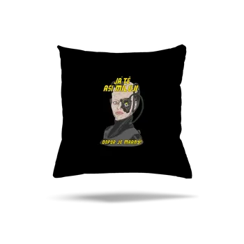 Polštář Bastard Zamilovaný Borg polštář Black