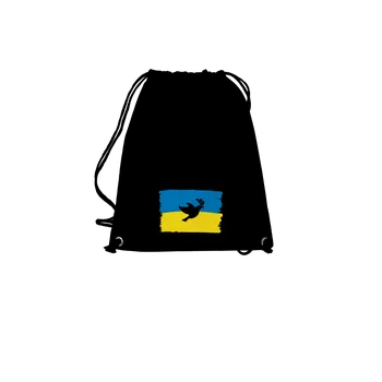 Sportovní vak Bastard Ukrajina - Holubice vak Black