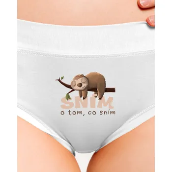 Souprava dámského spodního prádla Bastard Sním o tom, co sním dámské kalhotky White