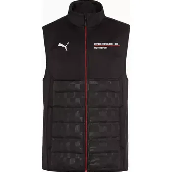 PORSCHE Unisex Vest Motorsport Replica vesta (Pohodlná unisex vesta inspirovaná týmovým oblečením Porsche Motorsport se stojáčkem a horizontálním prošíváním.)