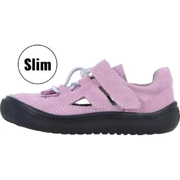 Dívčí polobotky Letní barefoot obuv Jonap B9 orchid (SLIM verze) dívčí Velikost: 26