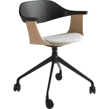 Šedo-černá kancelářská židle Angel Cerdá No. 4130