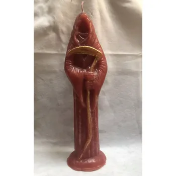 Svíčka Svíce Smrt s kosou - červená