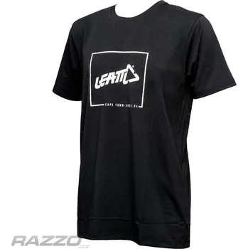 Pánské tričko Pánské tričko LEATT Promo Cape Town T-Shirt Black XXL