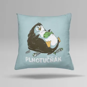 Polštář Bastard Plnotučňák polštář - modrá