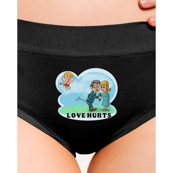 Souprava dámského spodního prádla Bastard Love hurts dámské kalhotky Black