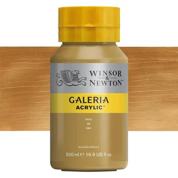 Vodová barva Akrylová barva Winsor & Newton 500ml - Gold