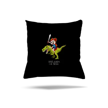 Polštář Bastard Kluk ve škole polštář Black