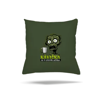 Polštář Bastard Zombie kávička polštář Olive Green