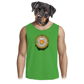 Pánské tílko Bastard Pivní horoskop: Rak pánské tílko Lime