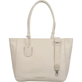 Kabelka Dámská kožená kabelka na notebook Burkely Alyx - krémová