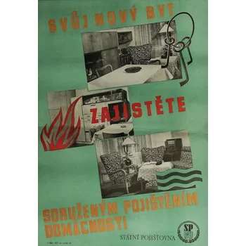 Plechová cedule Plechová retro cedule - Svůj nový byt Provedení: Dibond: 30 x 20 cm