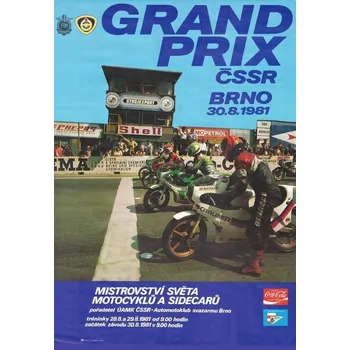 Plechová cedule Plechová retro cedule - Grand Prix 1981 Provedení: Dibond: 20 x 15 cm